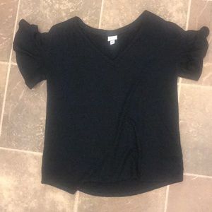 Target black knit top